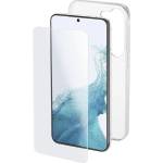 Cellularline Калъф и Протектор за Samsung S23 Plus, CellularLine Protection Kit, Прозрачен (PROTKITGALS23PLT)