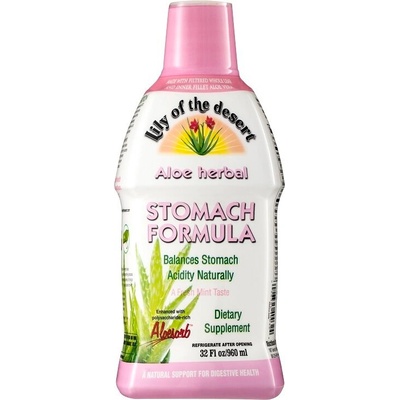 Lily of the Desert Алое формула срещу киселини в стомаха - Aloe Herbal Stomach Formula, 960 ml (40032 LD)