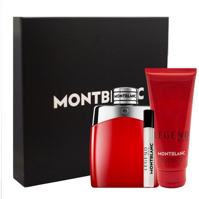 Mont Blanc Legend Red Подаръчен комплект, Парфюмна вода 100ml + Парфюмна вода 7.5ml + Deostick 75g, мъже