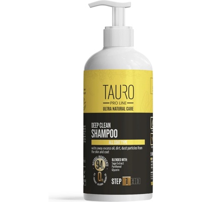 Tauro Pro Line TPL Hloubkově čistící šampon Ultra Natural Care 1000 ml