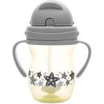 Lorelli Чаша с дръжки и сламка Lorelli Baby Care - 275 ml, Grey/Yellow (10230600006)