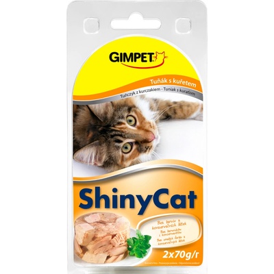 Gimborn GimCat ShinyCat tuniak & kuracie 2 x 70 g