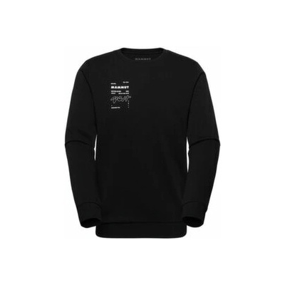 MAMMUT CORE ML CREW NECK MEN VERT black 0001 černá