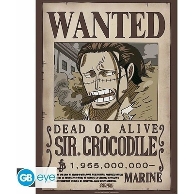 One Piece Plakát - Wanted Crocodile 52x38 cm