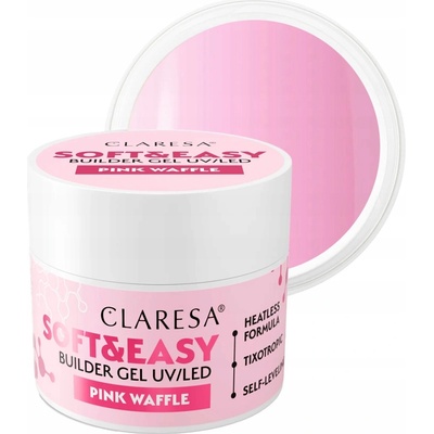 Eranti Claresa Soft Easy stavebný gél pink waffle 45g