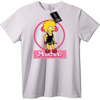NOONEBRAND Тениска Лиса Симпсън Moschino - L, White