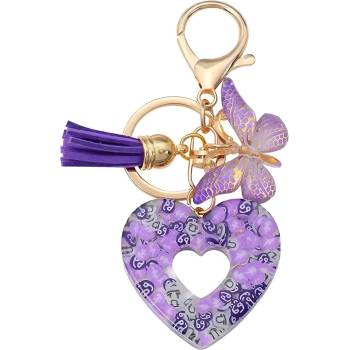 HARAHU Ключодържател Heart - Лилава KP37998 (37998)