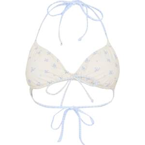 Jack Wills Горнище Jack Wills Women's Kickback Bikini Top - Blue Ditsy