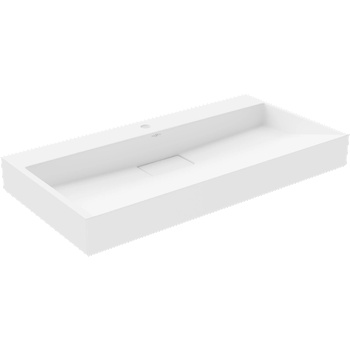 Mexen Ava мивка плотова от конгломерат 1/O 90 х 46 cm, бяла - 23019001 (23019001)