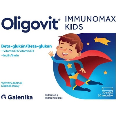 Oligovit Immunomax Kids Beta-glukán 30 vreciek