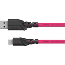 Mathorn MTC-200M USB-A na USB-C, 2m, magenta