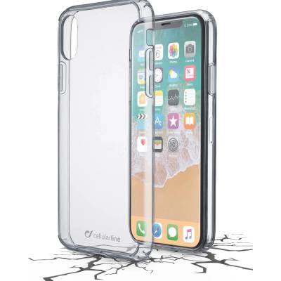 Cellularline Силиконов гръб Cellular Line за iPhone X/Xs - Прозрачен