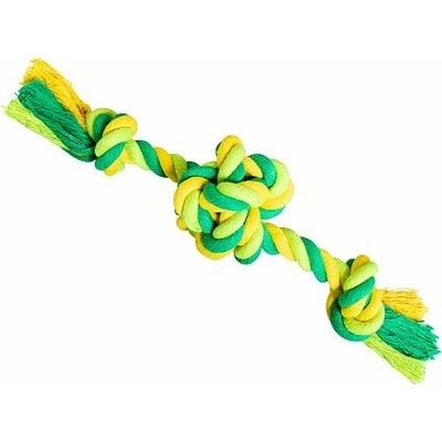 HipHop Dog Míč se 2 rameny HipHop bavlněný, limetková, zelená Velikost uzlu Hip Hop: 22 cm 80 g