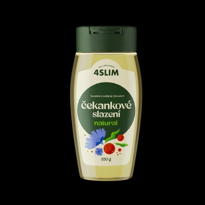 4Slim 100% Čekankový sirup natural čirý 350 g