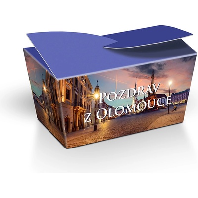 Selllot Pralinky z mléčné čokolády s oříškovým krémem Pozdrav z Olomouce v noci 28 g