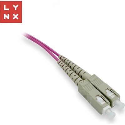 Lynx CS LX-DPX-SC/SC-OM4-1 duplexní patch MM OM4 SC/SC 50/125µm 1m