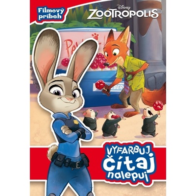 Zootropolis Vyfarbuj a čítaj
