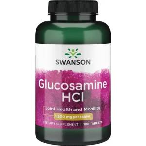 Swanson Glucosamine HCl, 1500 mg, 100 таблетки, Swanson (SW842)