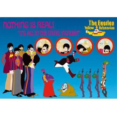 The Beatles – Nothing is Real Characters (Pohľadnica)