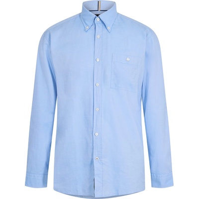 HUGO BOSS Риза с дълъг ръкав Boss Men's S-ROAN-BD Long Sleeve Oxford Shirt - Pastel Blue