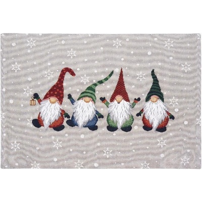 SCANquilt prostírání MOTIV čtyři elfíci šedopestrá prostírání 30x45cm