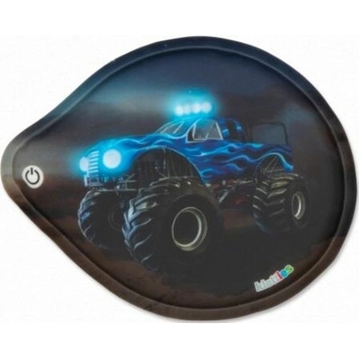 Ozdoba na batoh Ergobag Blinkie Klettie - Monstertruck uni