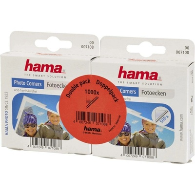 Hama Fotoecken Action 1000, 40 g, 95 mm, 153 mm, 20 mm, Průhledná