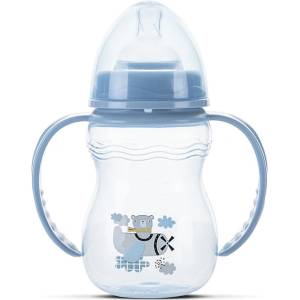 Lorelli Бебешко шише с дръжки Lorelli My Friend - 250 ml, Airy Blue (10200320007) - ozone