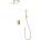 Inter Ceramic Месингов смесител за вграждане ict 8123191brush gold (8123191brush gold)