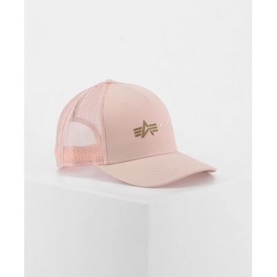 Alpha Industries Alpha Label Trucker Cap pale peach