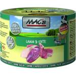 MAC's Mac’s Dog Adult, консерва за пораснали кучета, БЕЗ ЗЪРНО, с агне и патица (мин. 70% месо), 200 гр - Германия - 939VE