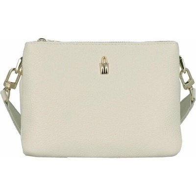 Wojewodzic Krémová kožená kabelka crossbody 31996/FD06/Z