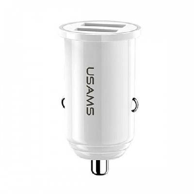 Зарядно за кола USAMS US-CC055 C8, 2xUSB-A в едно, 3.1A