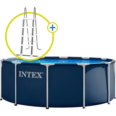 Intex Frame Pool Rondo 366 x 122 cm - без аксесоари, включително стълба - модел 2026 (28930GH)