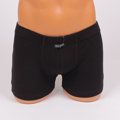 Мъжки черен боксер от памучна материя