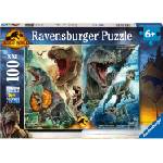 Ravensburger Пъзел Ravensburger от 100 XXL части - Господството в Джурасик свят (13341) - baby