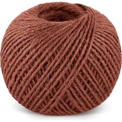 Bellatex Jutový motouz, špagát ČERVENÝ 2524/290, 200g, průměr 1,75mm, návin 130m