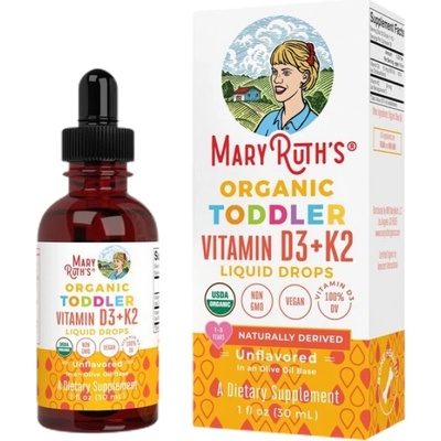 MaryRuth’s Organic Toddler Vitamin D3+K2 Liquid Drops [30 мл]