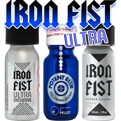 Poppers IRON FIST ULTRA BALÍČEK 3 x 24 ml