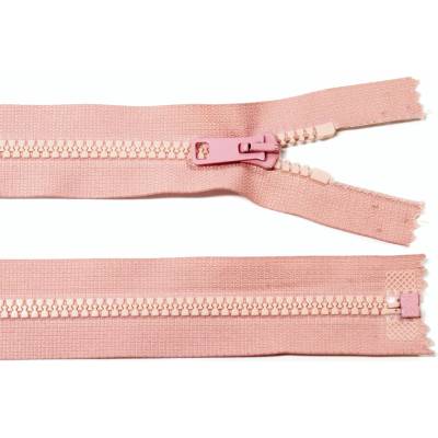 Kostěný zip no.5 rozepínací 80cm bundový color: 536 růžová