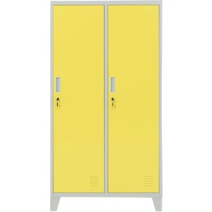 Carmen Метален шкаф Carmen CR-1604-2 JZ - Сив / жълт