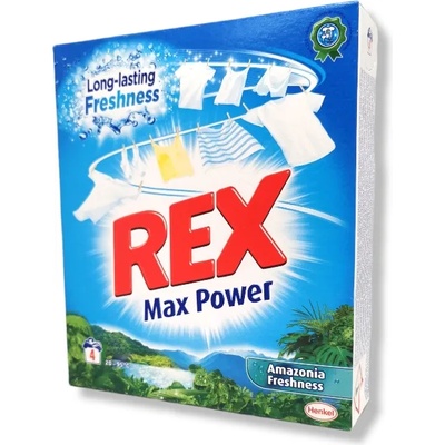 REX прах за бяло пране, Amazonia Freshness, 4 пранета, 260гр