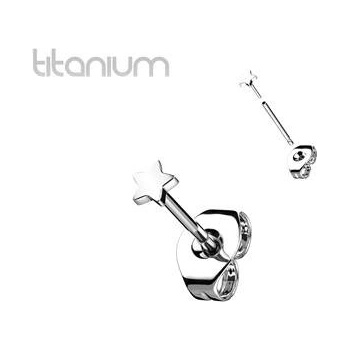 Šperky4U Push In náušnice titan TIT1207