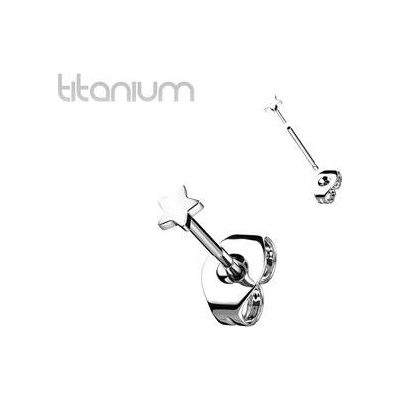 Šperky4U Push In náušnice titan TIT1207