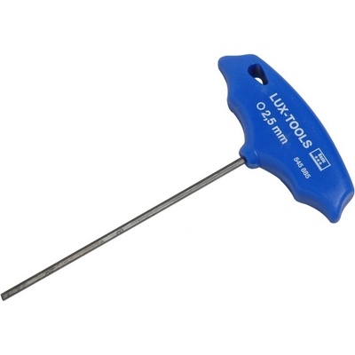 LUX-TOOLS Kľúč na vnútorný šesťhran s T-rukoväťou 2,5 mm x 100 mm Classic