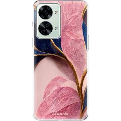 iSaprio Pink Blue Leaves OnePlus Nord 2T 5G