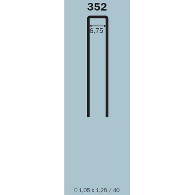 N/A Spona 352/20mm typ 92 (H) ZN, 5200 ks 10700503