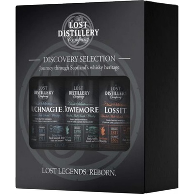 Lost Distillery sada Discovery Selection 43% 3 x 0,05 l (kartón)