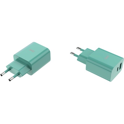 HMD Зарядно hmd dual port charg 30w green (8p00000297)