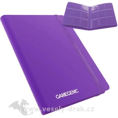 Gamegenic Casual 18-Pocket album s gumičkou na 360 karet fialové